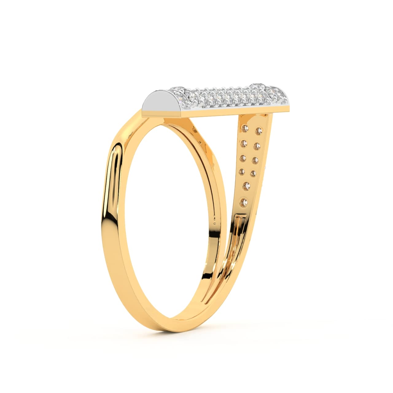 Zabdi Round Diamond Engagement Ring